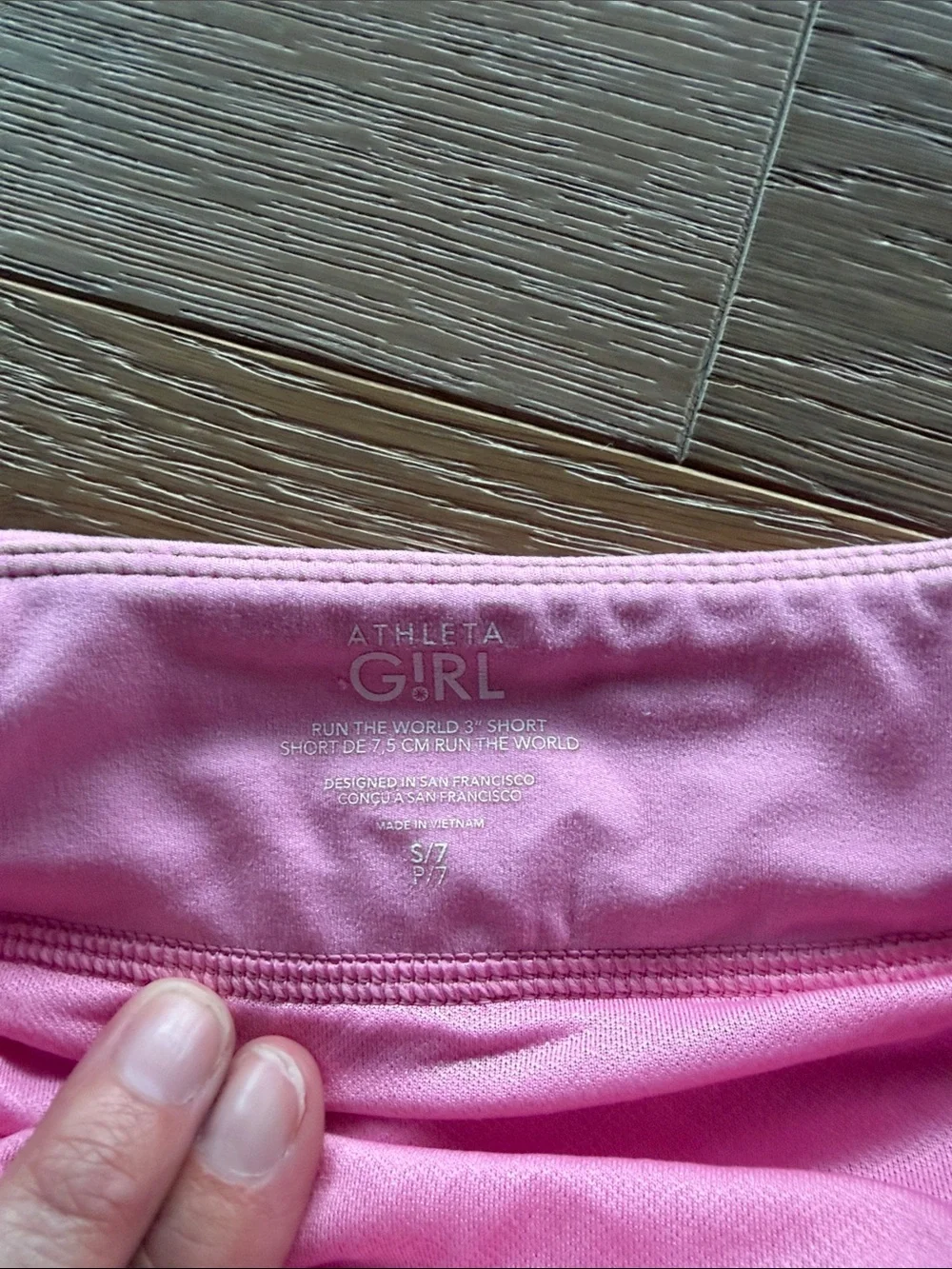 Athleta Girl - size S/7 - Pink | Purple - Girls Athletic Shorts